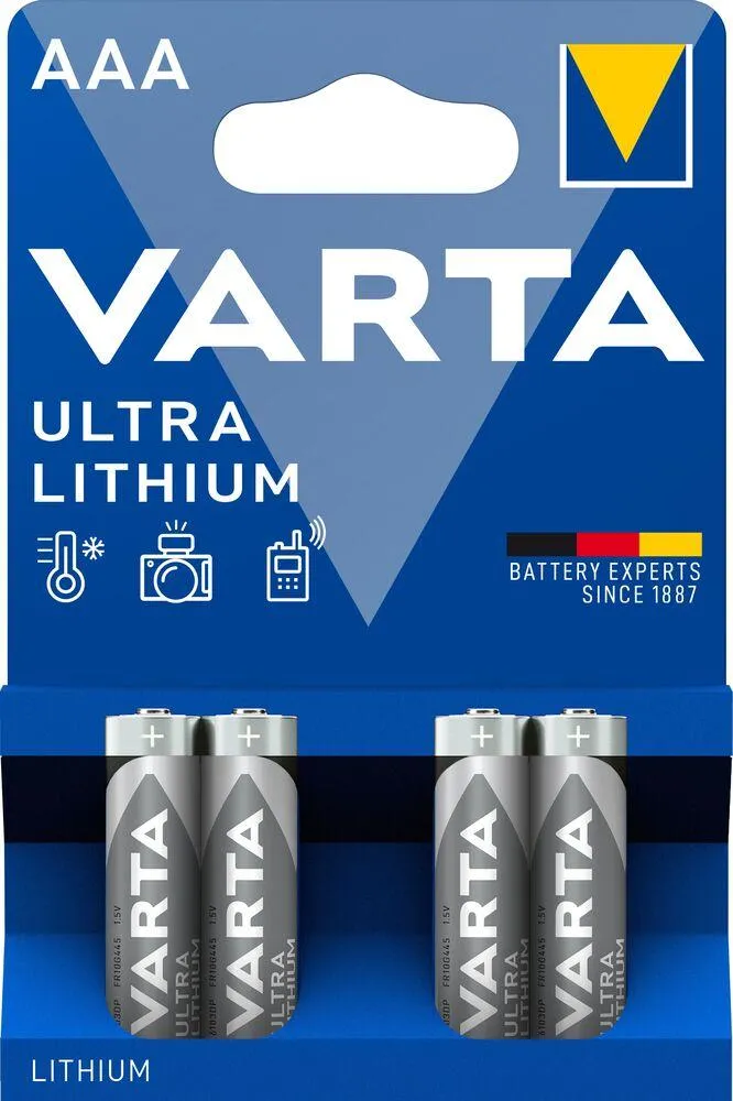 VARTA - PILE  - ULTRA LITHIUM AAA - LR03