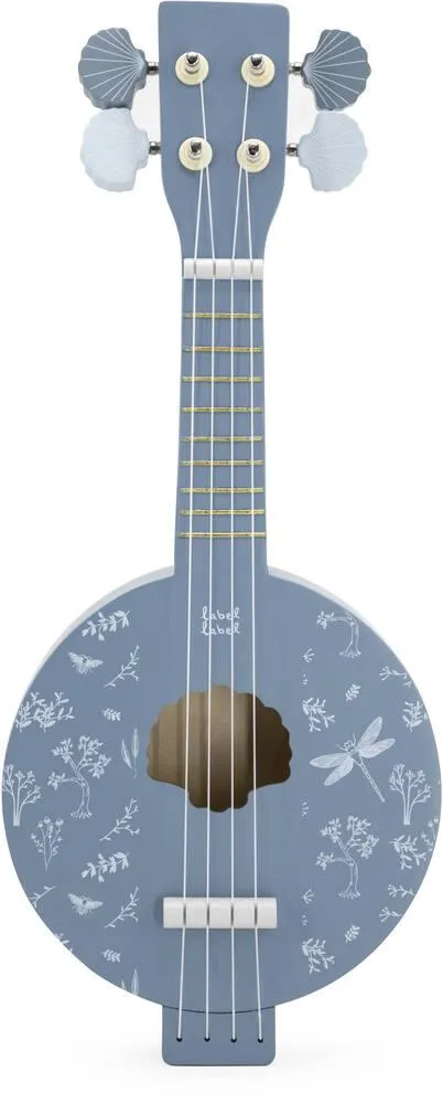 LABEL LABEL - BANJO EN BOIS - BLEU