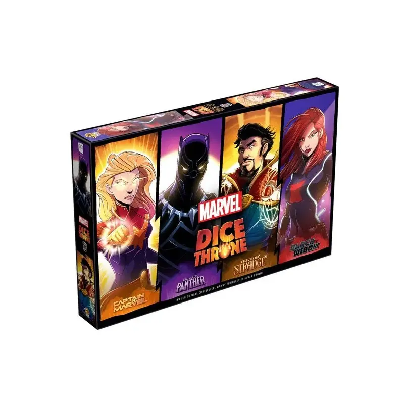 Dice Trone : Black Panther, Captain Marvel, Black window