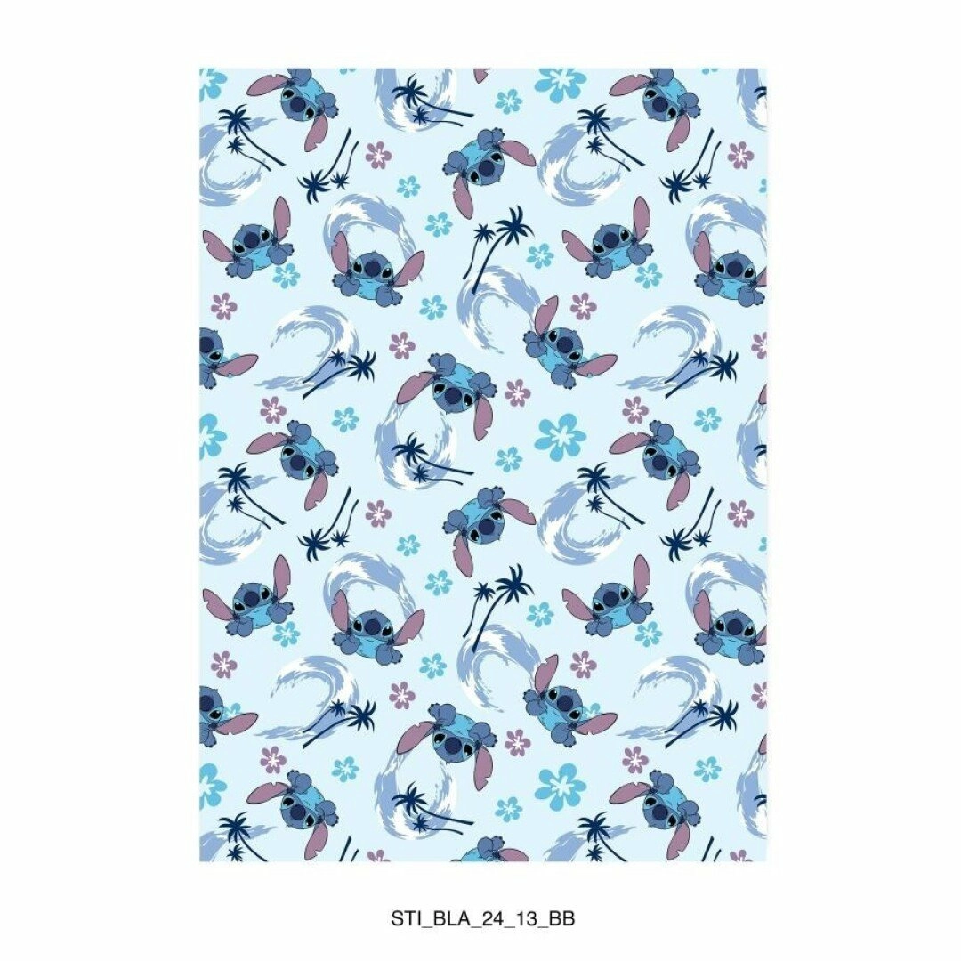 Disney - couverture flanelle 110x150cm - stitch