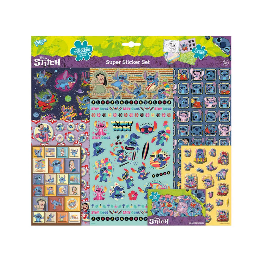 Disney - Super Sticker Set Stitch