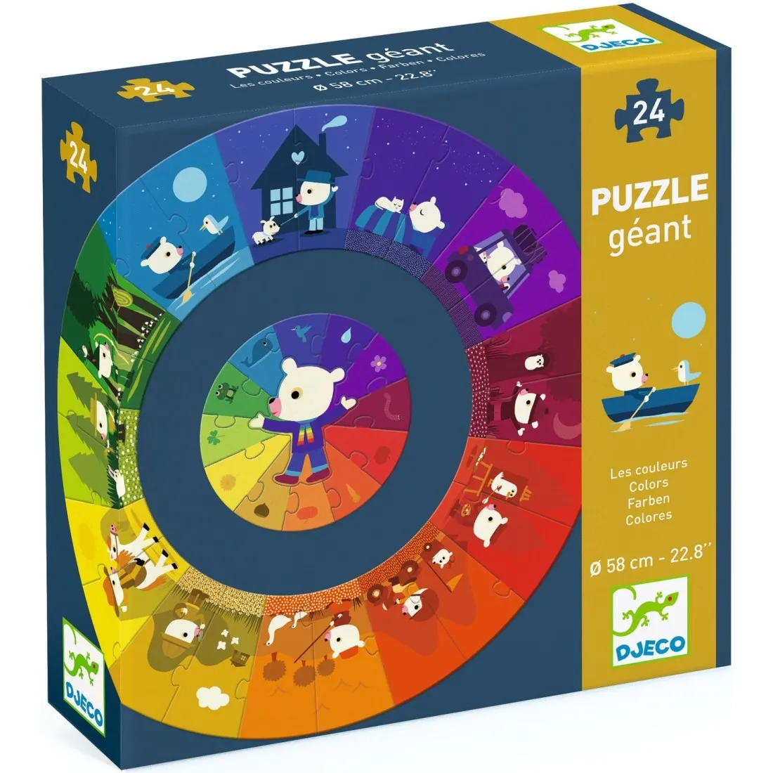 DJ07017 - Puzzles gÃ©ants Les couleurs