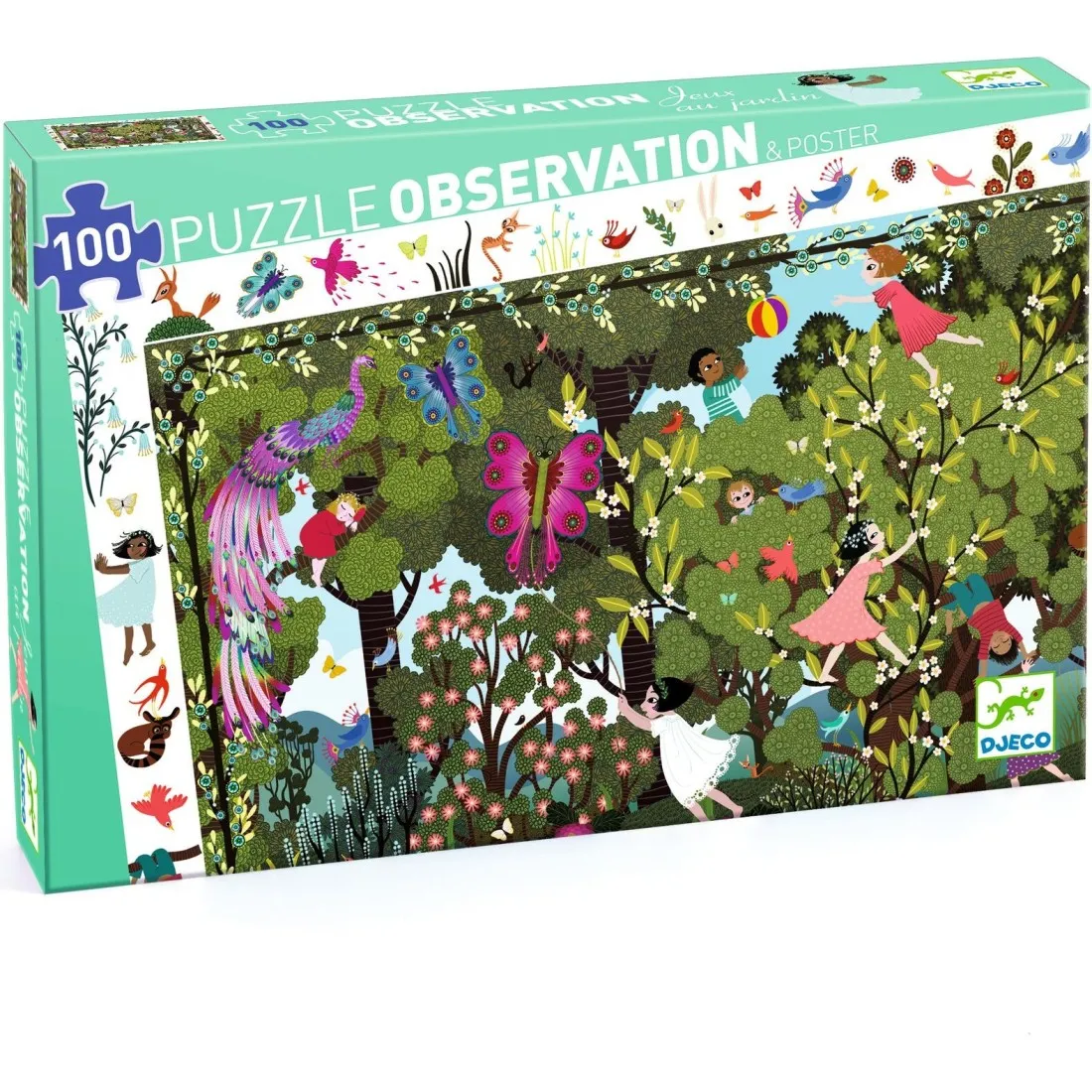 DJ07512 - Puzzle observation - Jeux au jardin - 100 pcs