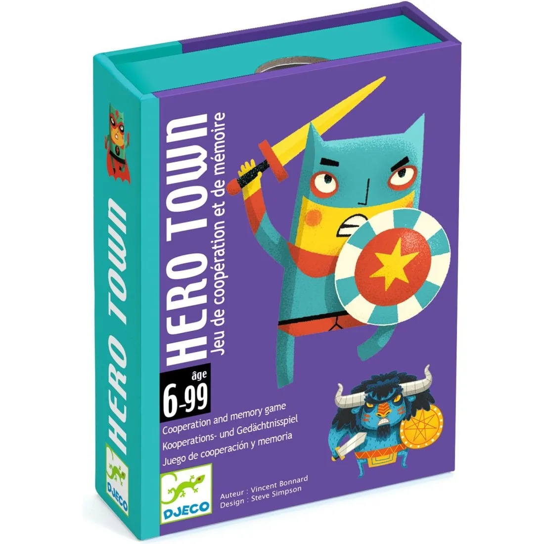 Jeu de coopération et de mémoire : Hero Town