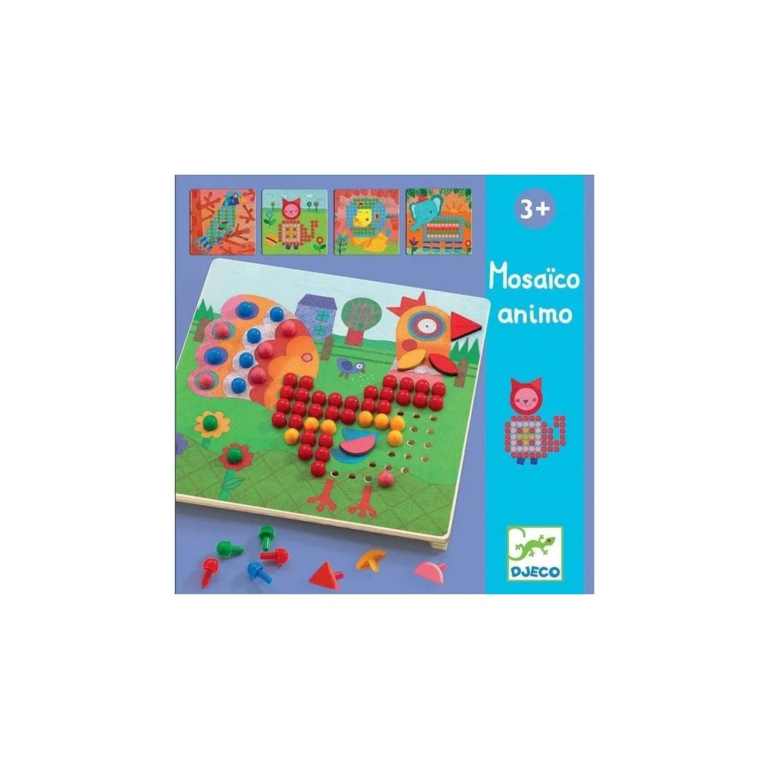 Jeux Éducatifs - Mosaïco Animaux - Djeco