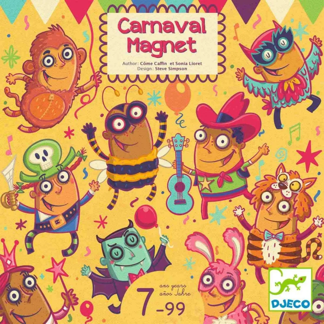 Jeu Carnaval Magnet - Jeu de dextérité et de rapidité - Djeco