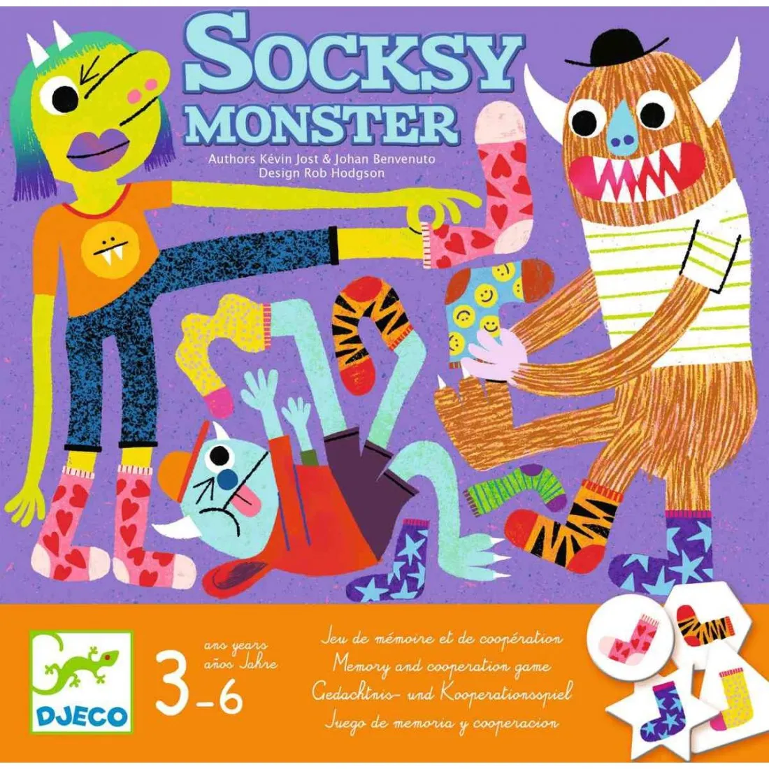 Jeux - Socksy Monster - Jeux de société - Jeux de société - Djeco