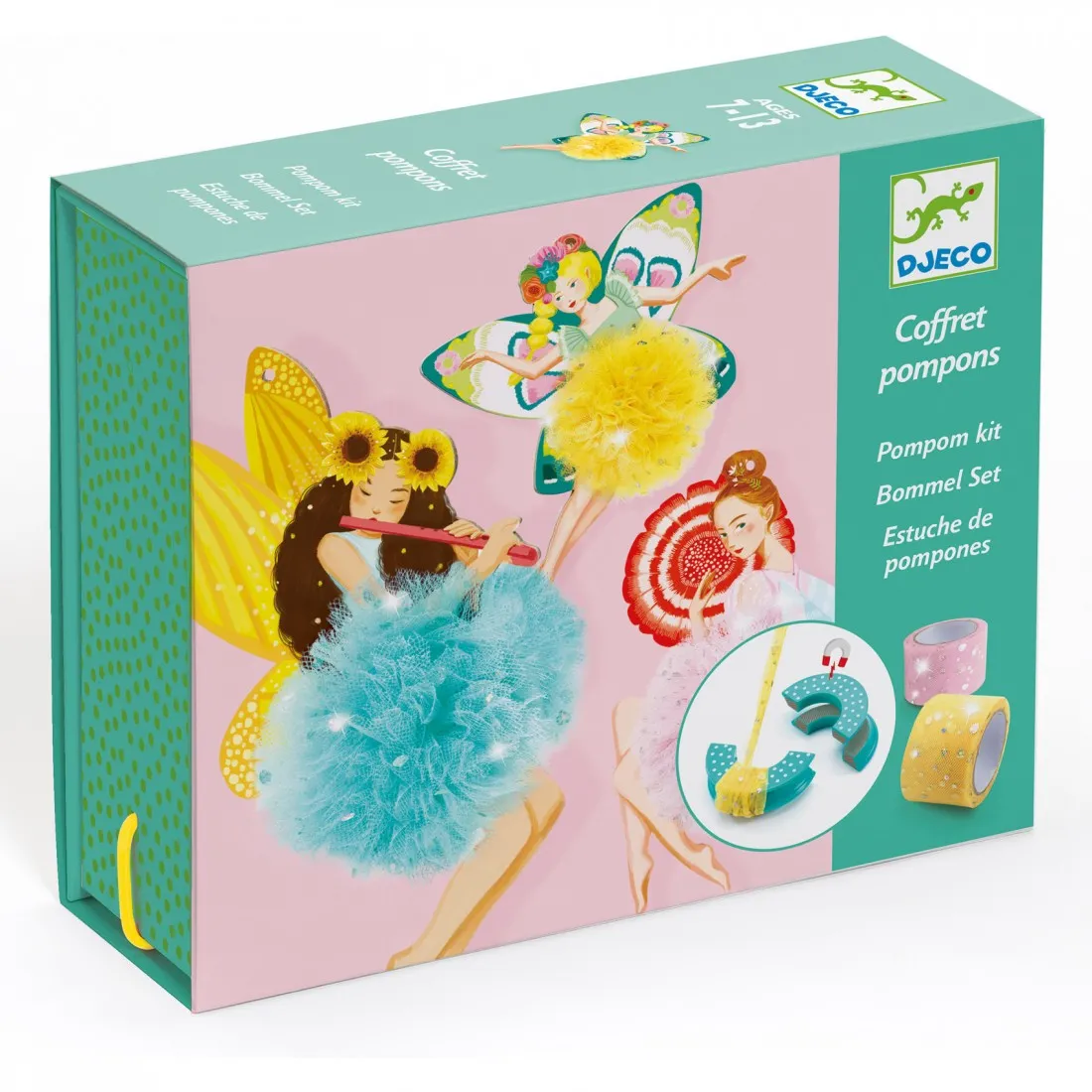 Coffret pompons fées - loisirs créatifs - Djeco