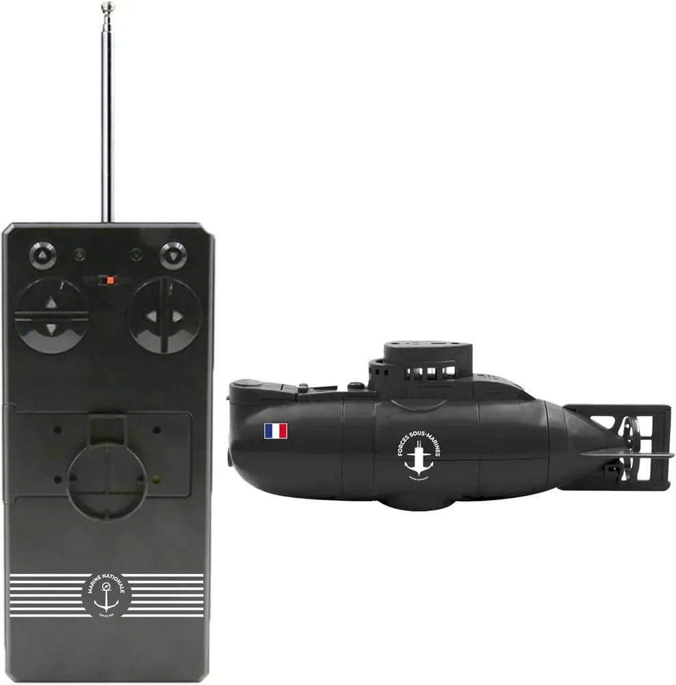 BLUE SKY TURBO CHALLENGE - SOUS-MARIN - MARINE NATIONALE - BATEAU TELECOMMANDE - NOIR - 1:16