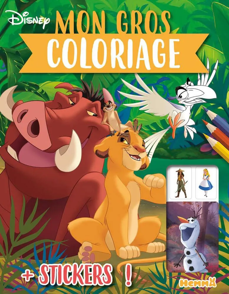 DISNEY - MON GROS COLORIAGE +