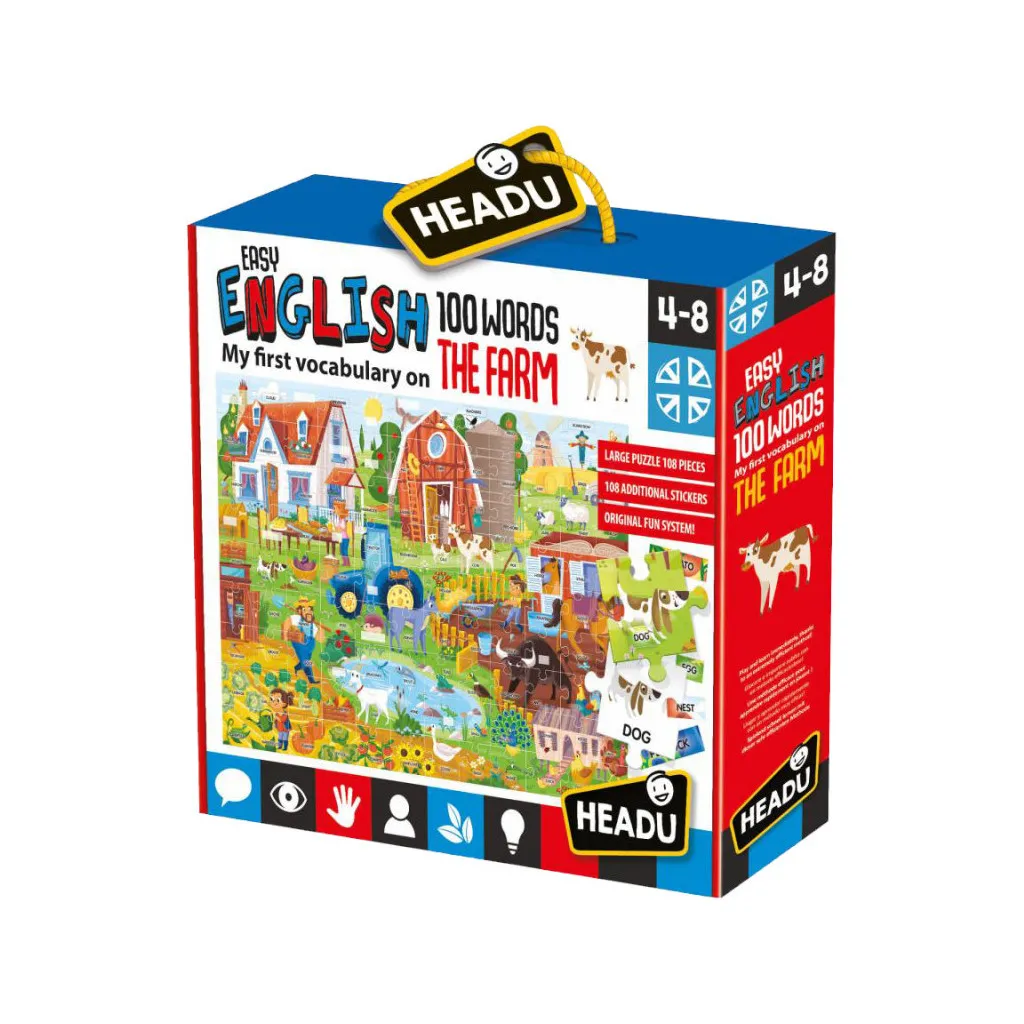 Easy English 100 Words Farm