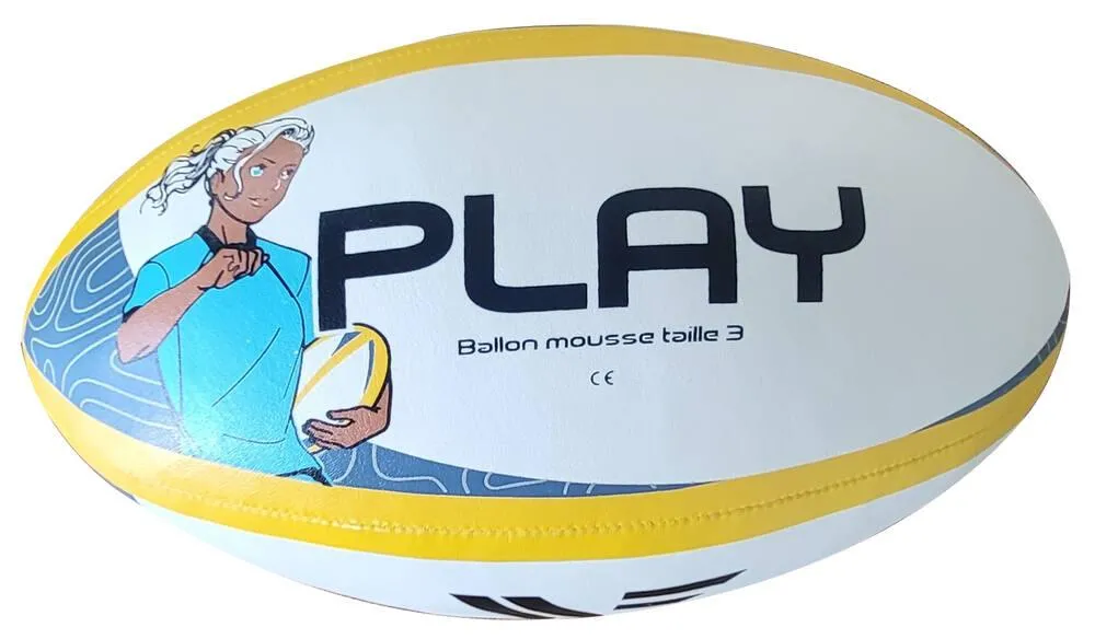 BALLON DE RUGBY EN MOUSSE T.3