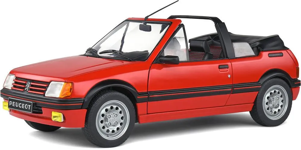 1/18 VOITURE PEUGEOT 205 CTI RED 1986