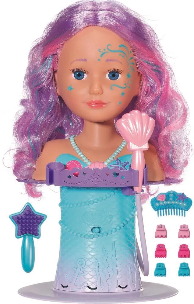 BABY BORN SISTER TETE A COIFFER SIRENE