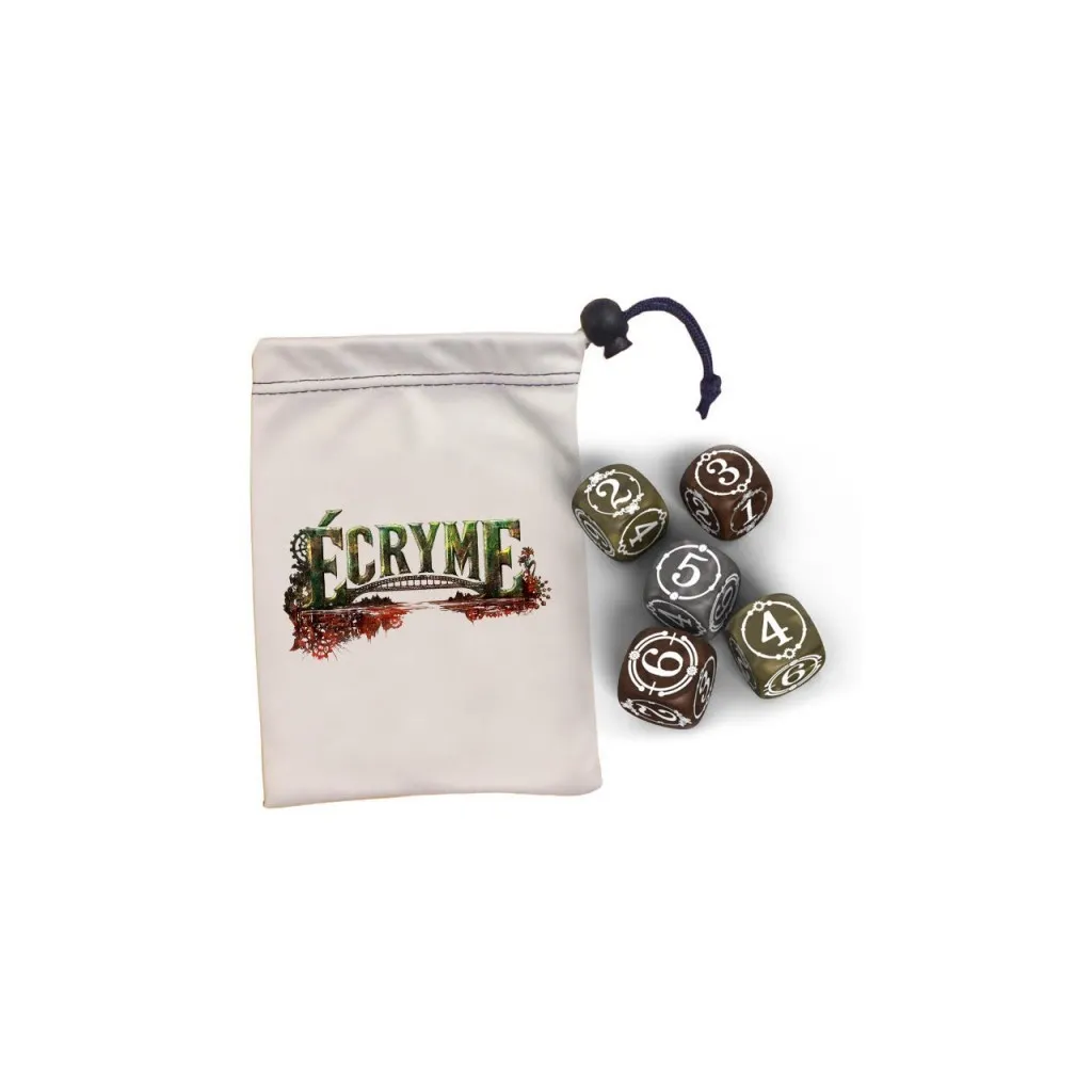 Ecryme - Set de 25 Dés avec Bourse