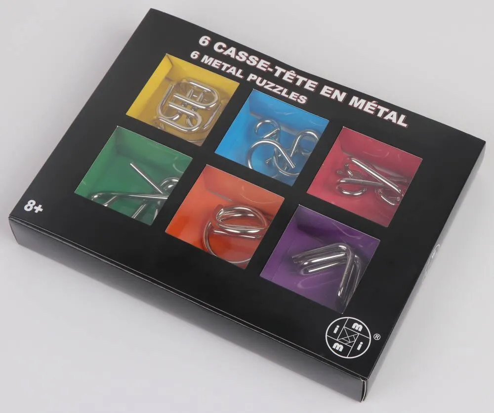 COFFRET 6 CASSES TETES METAL