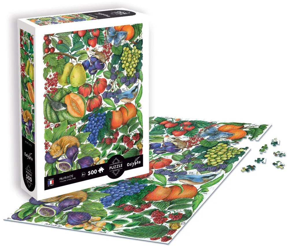 PUZZLE 500 PIECES - LES FRUITS D'ETE