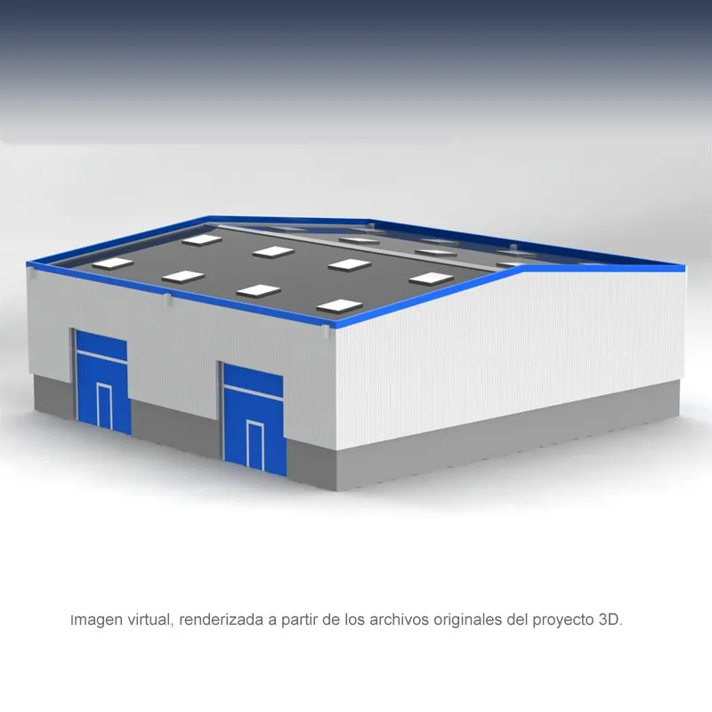 Entrepôt industriel, double porte. PARVUS H1003