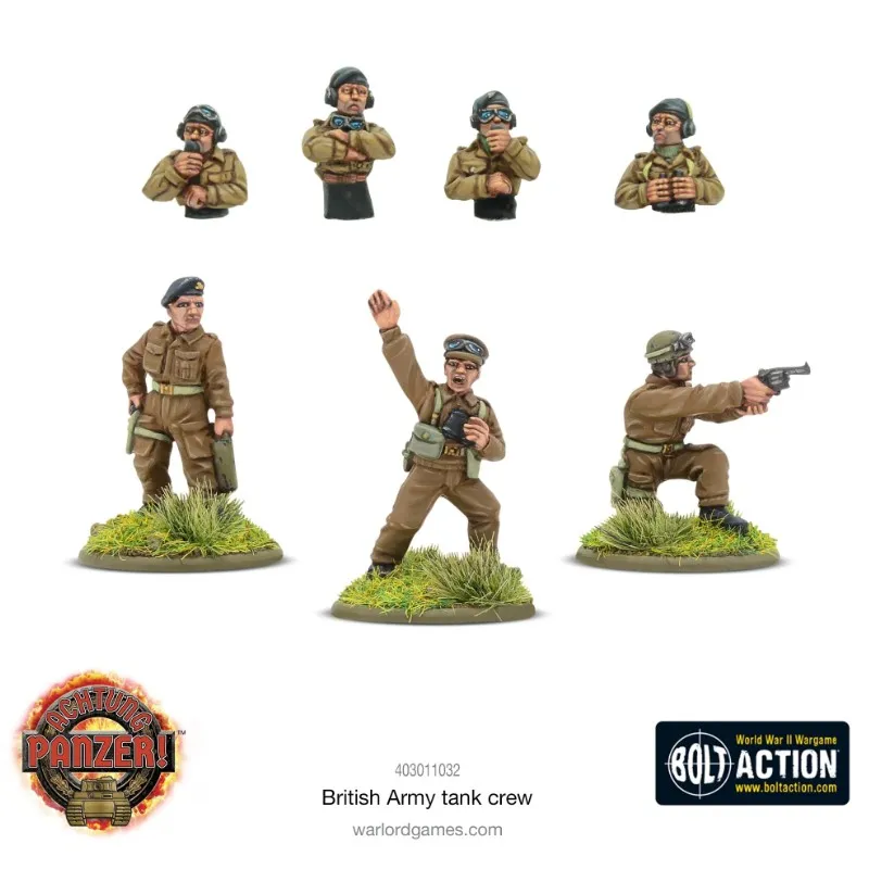 Équipage de char de l’armée britannique. WARLORD GAMES 403011032