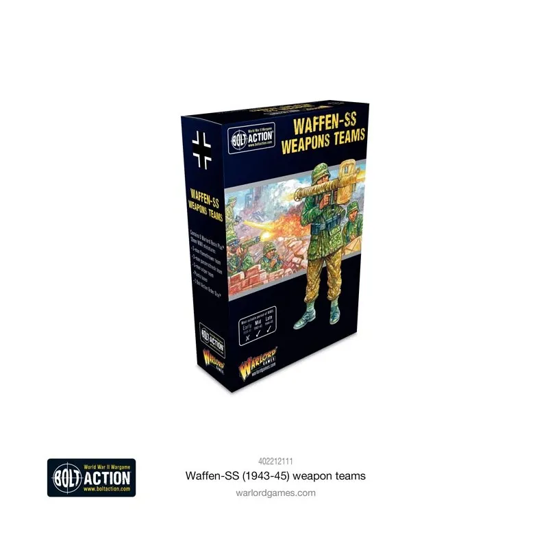 Équipes d’armement SS. WARLORD GAMES 402212111