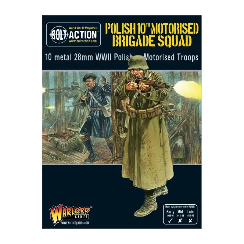 Escadron polonais de la 10e brigade motorisée. Bolt Action. WARLORD GAMES WGB-PI-03