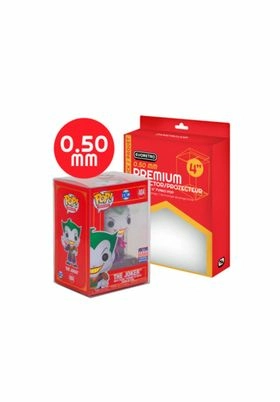 Evoretro - premium funko pop plastic protector for 10cm 10-pack