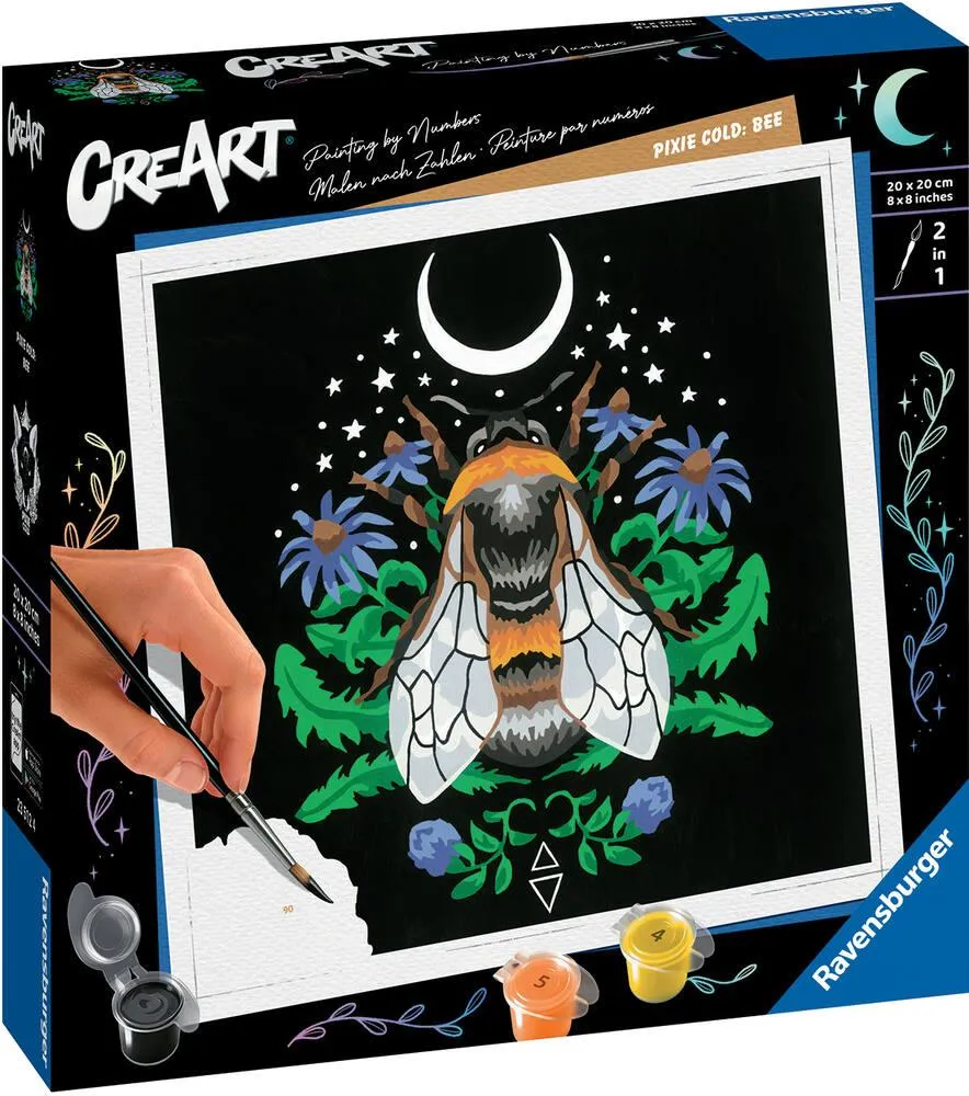 CREART - 20X20 CM - ABEILLE  - PIXIE COLD EDITION