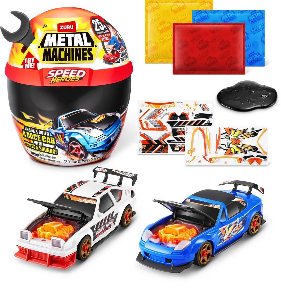 BOX METAL MACHINE - SPEED HEROES MAQUETTE VOITURE