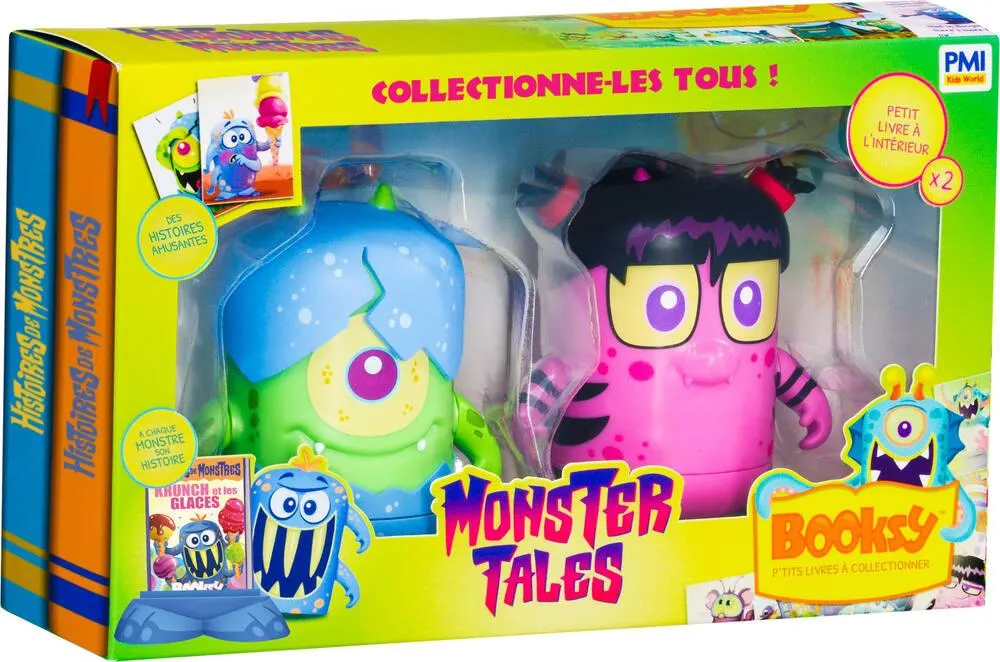 BOOKSY - PACK DE 2 FIGURINES ET LIVRES BOOKSY
