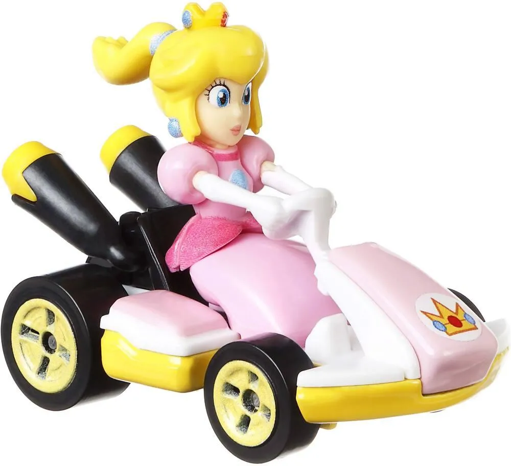 HOT WHEELS - MARIO KART - VEHICULE PEACH