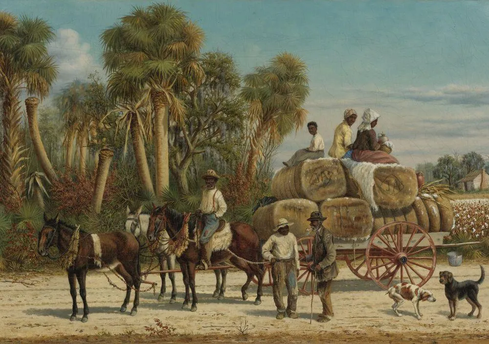 WILLIAM AIKEN WALKER : COTTON WAGON, 1883