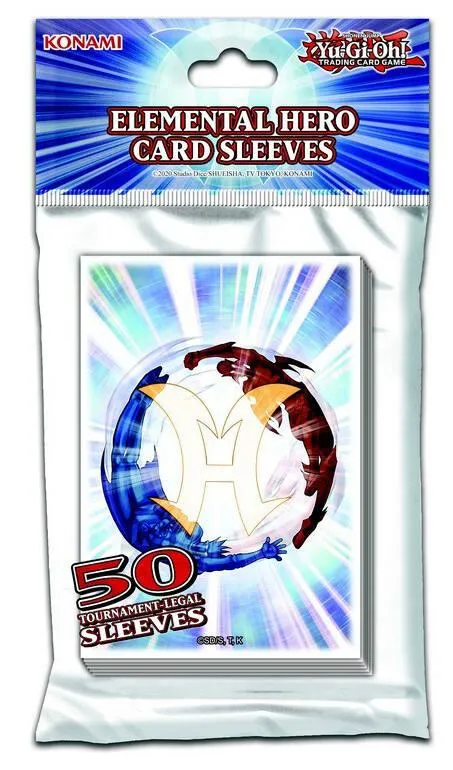 YU GI OH ! SLEEVES ELEMENTAL HERO 50CT 10-22