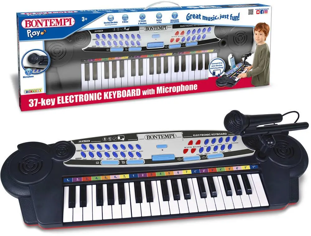 CLAVIER ELECTRONIQUE DE 37 TOUCHES AVEC MICRO