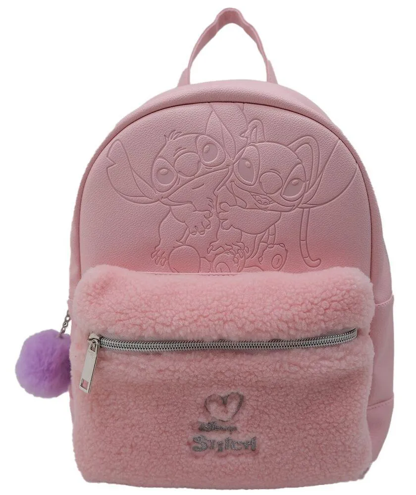 DISNEY STITCH ET ANGEL  - SAC A DOS FASHION KISS TEDDY ROSE