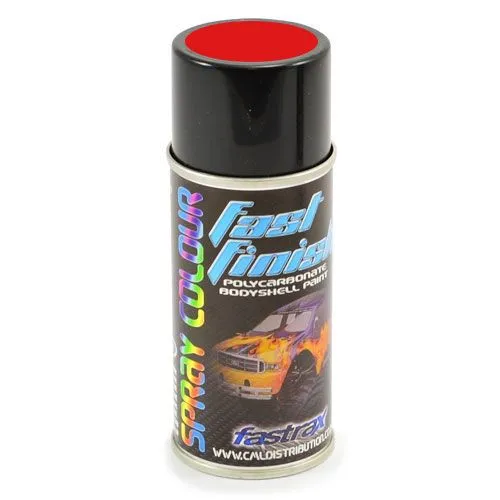 FAST262 -rouge pompier Fastrax bombe de Peinture en aérosol  150ML pour lexan