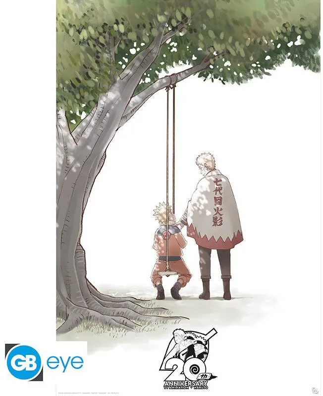 NARUTO SHIPPUDEN POSTER MAXI 91,51 ANNIVERSAIRE 20 ANS