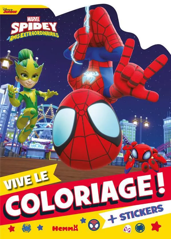 MARVEL SPIDEY ET SES AMIS EXTRAORDINAIRES - VIVE LE COLORIAGE ! SPIDEY ET ELECTRO