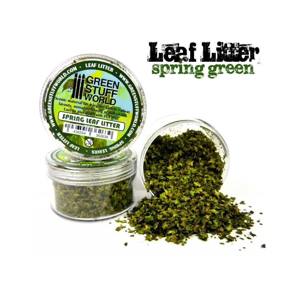 Micro Feuilles - Mélange Vert Printemps