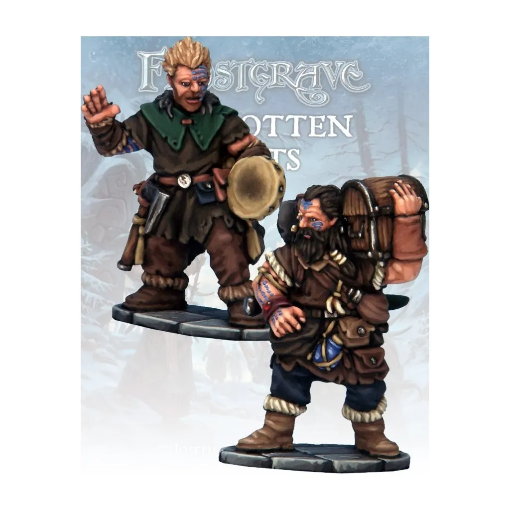 Frostgrave - Barde et Mule Barbares