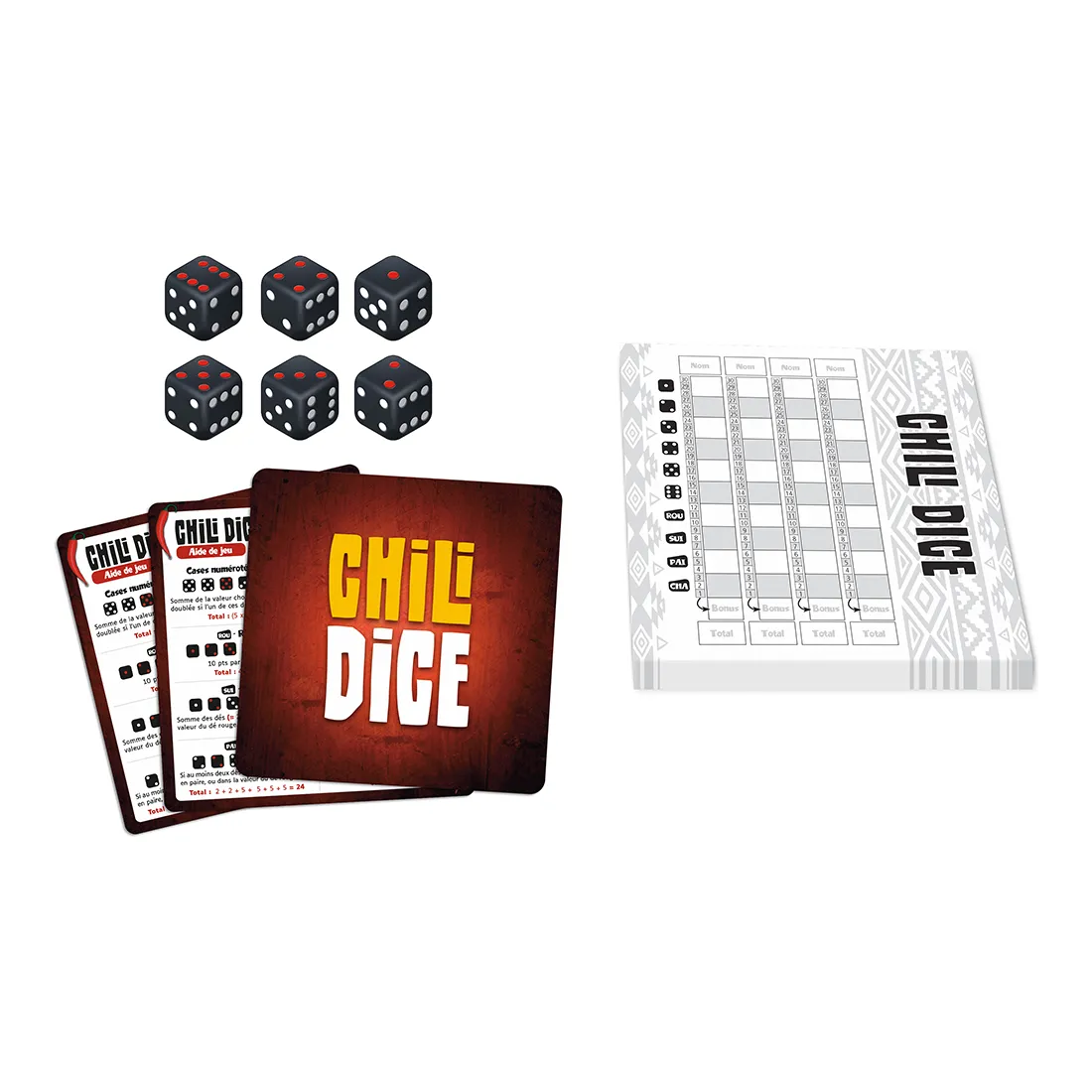 Chili Dice - Jeux de société - Gigamic