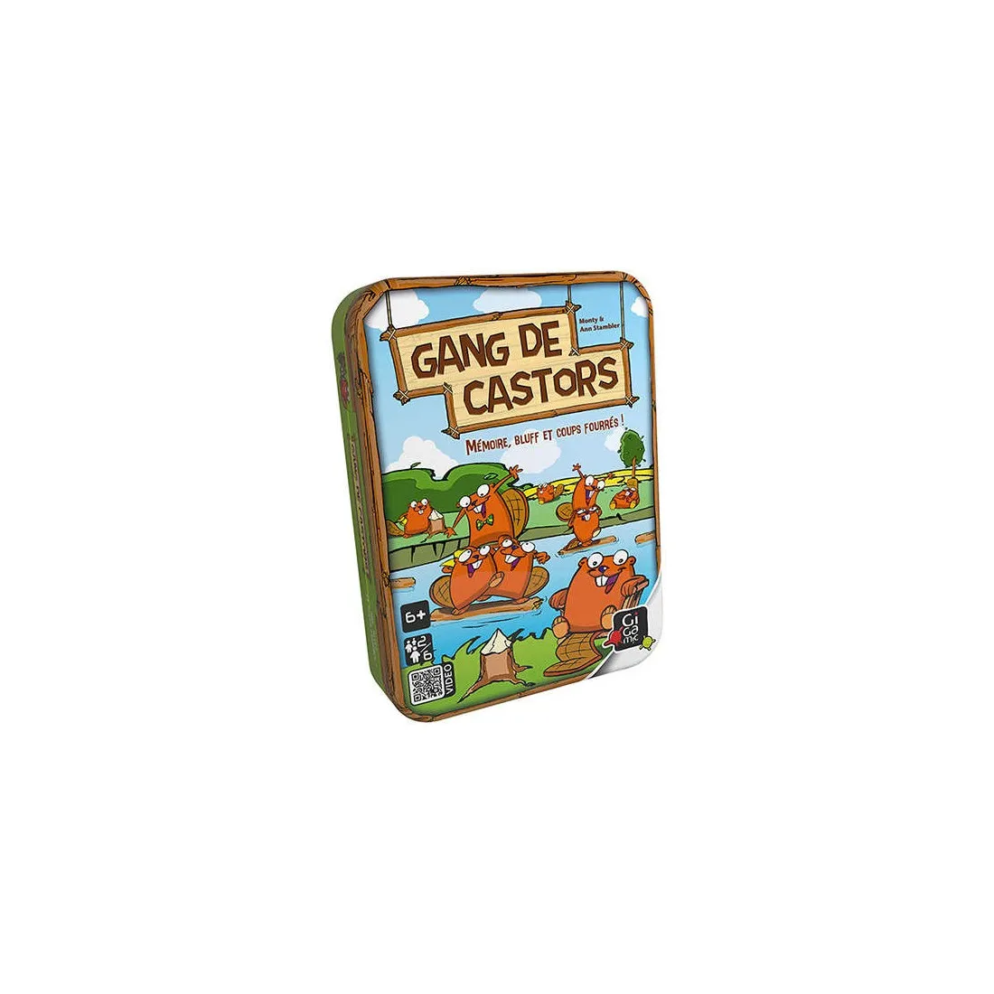 Gang de castors - jeu d'ambiance et de bluff - Gigamic