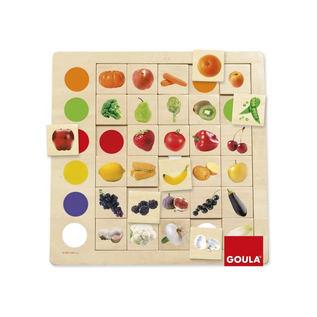 Jeu éducatif Association couleurs-fruits