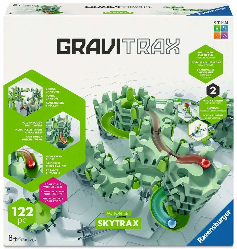 Gravitrax kit de construction de circuit de billes action-set m skytrax