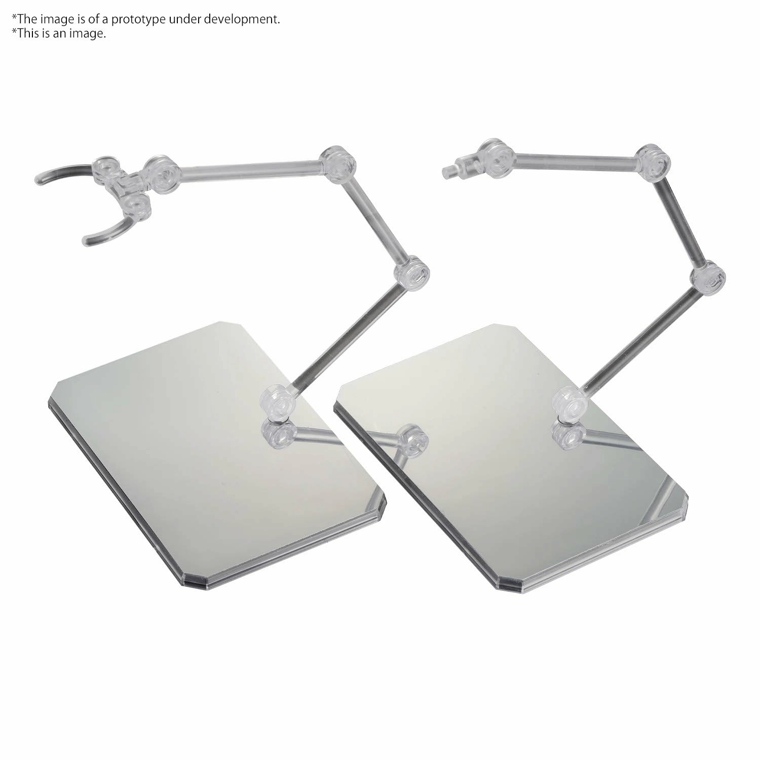 Gundam - action base 6 (clear color) mirror stickers set - model kit