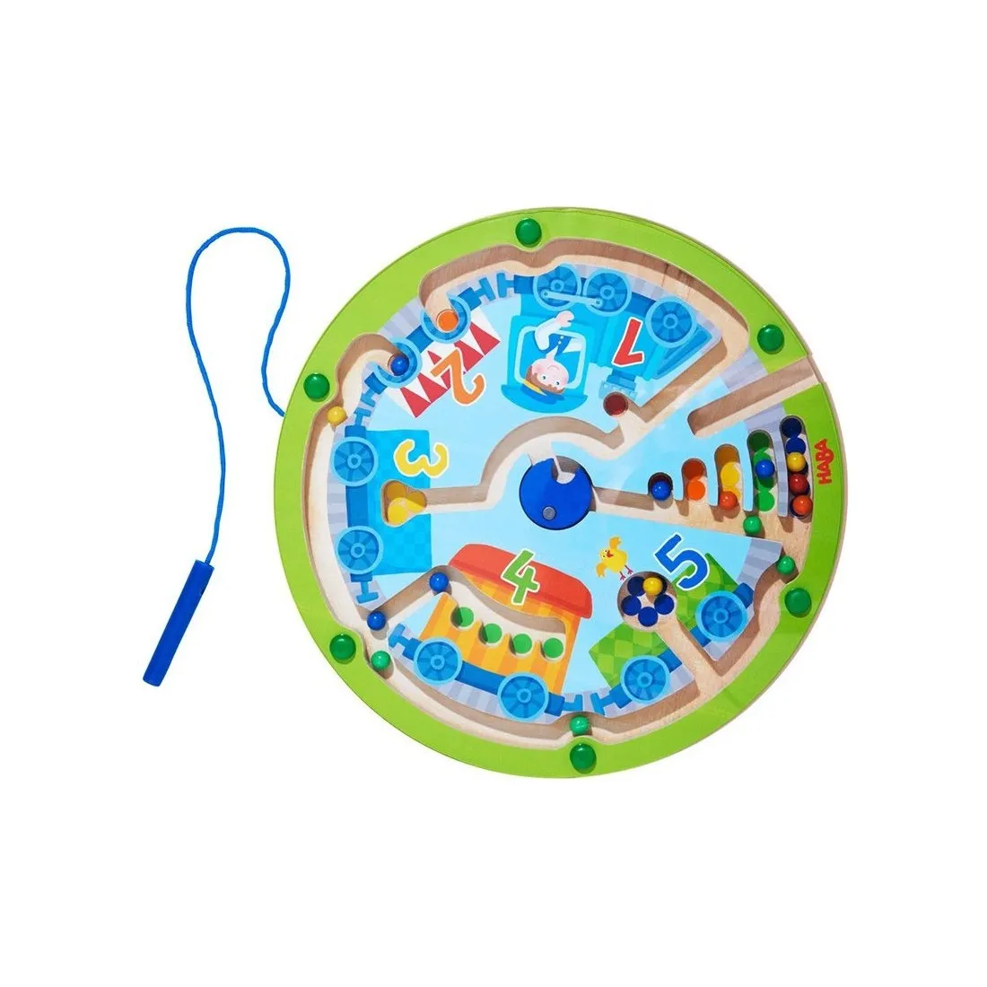 Jeu Magnétique - Le Petit Train de Billes