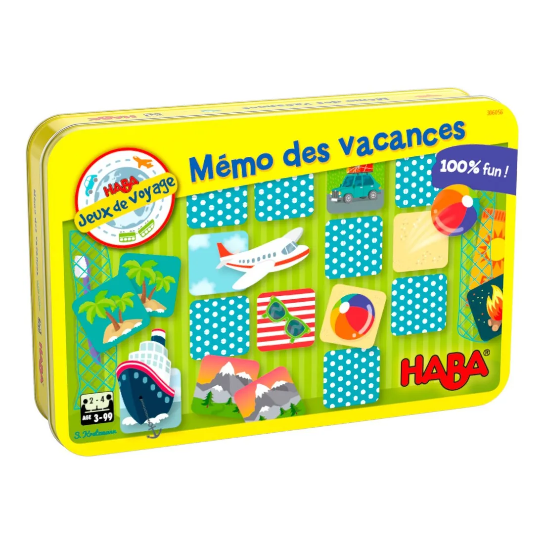 Jeux de voyage - Mémo des vacances