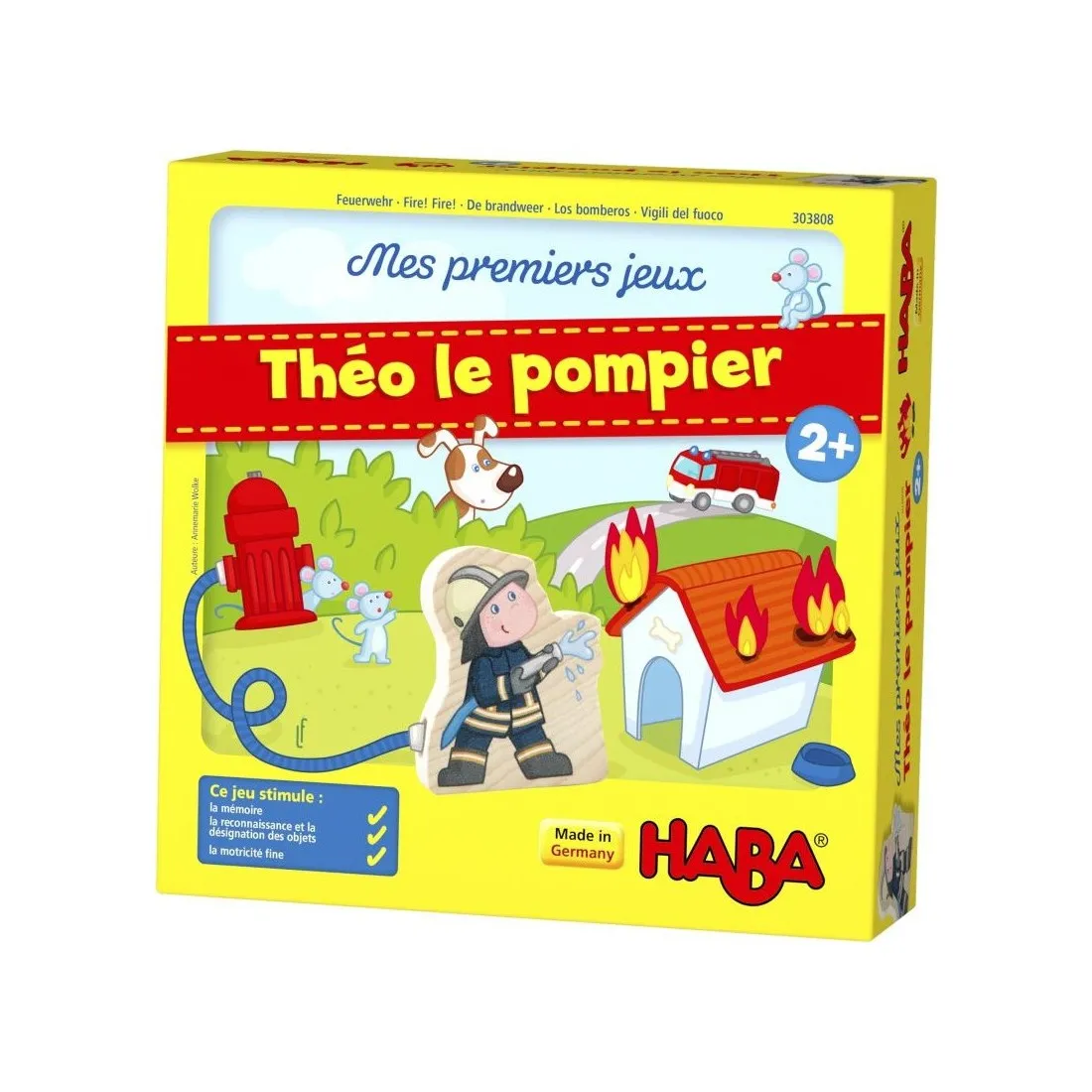 Mes premiers jeux : Théo le pompier - Dès 2 ans