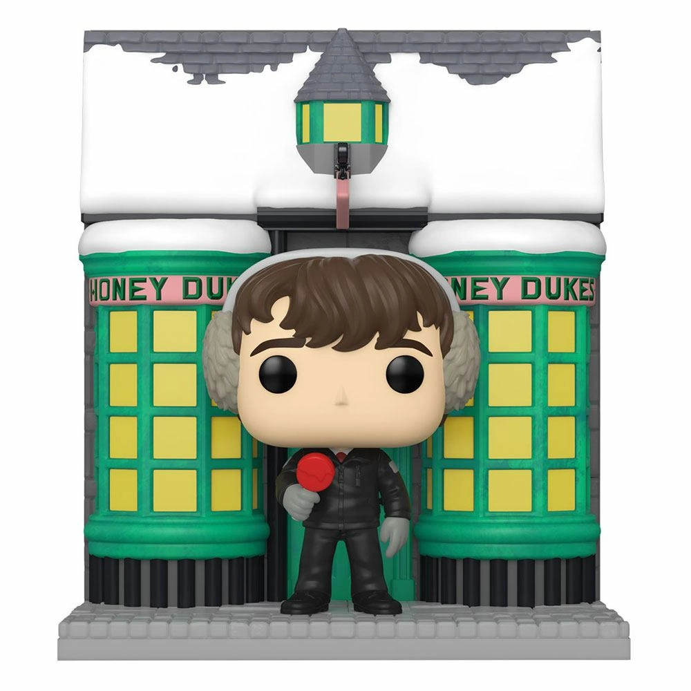 Harry potter - chamber of secrets anniversary pop! deluxe vinyl figurine hogsmeade - honeydukes w/neville 9 cm