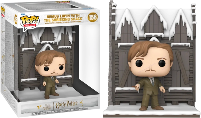 Harry potter - chamber of secrets anniversary pop! deluxe vinyl figurine hogsmeade - shrieking shack w/lupin 9 cm