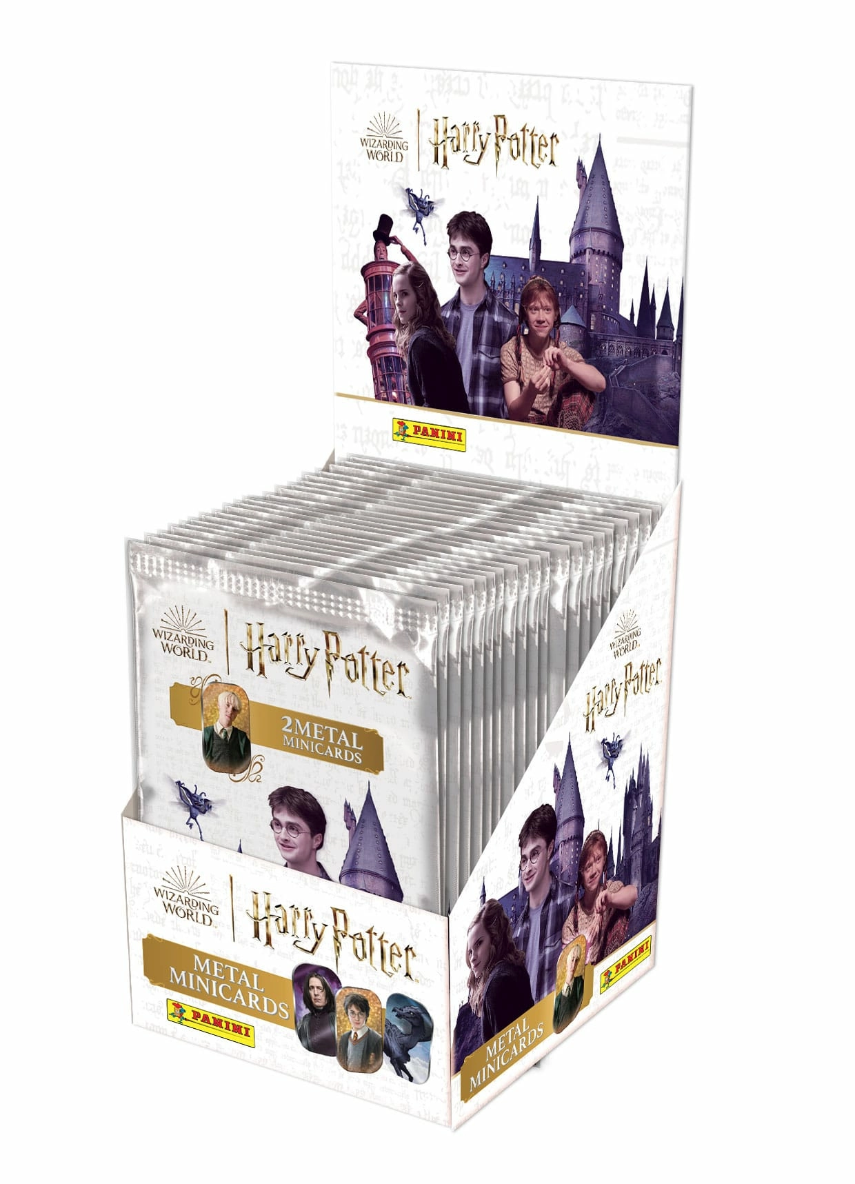 Harry potter mini-cartes en métal présentoir boosters (25)